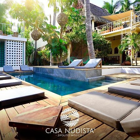 Casa Nudista - Lgbt Hotel Zipolite Kültér fotó