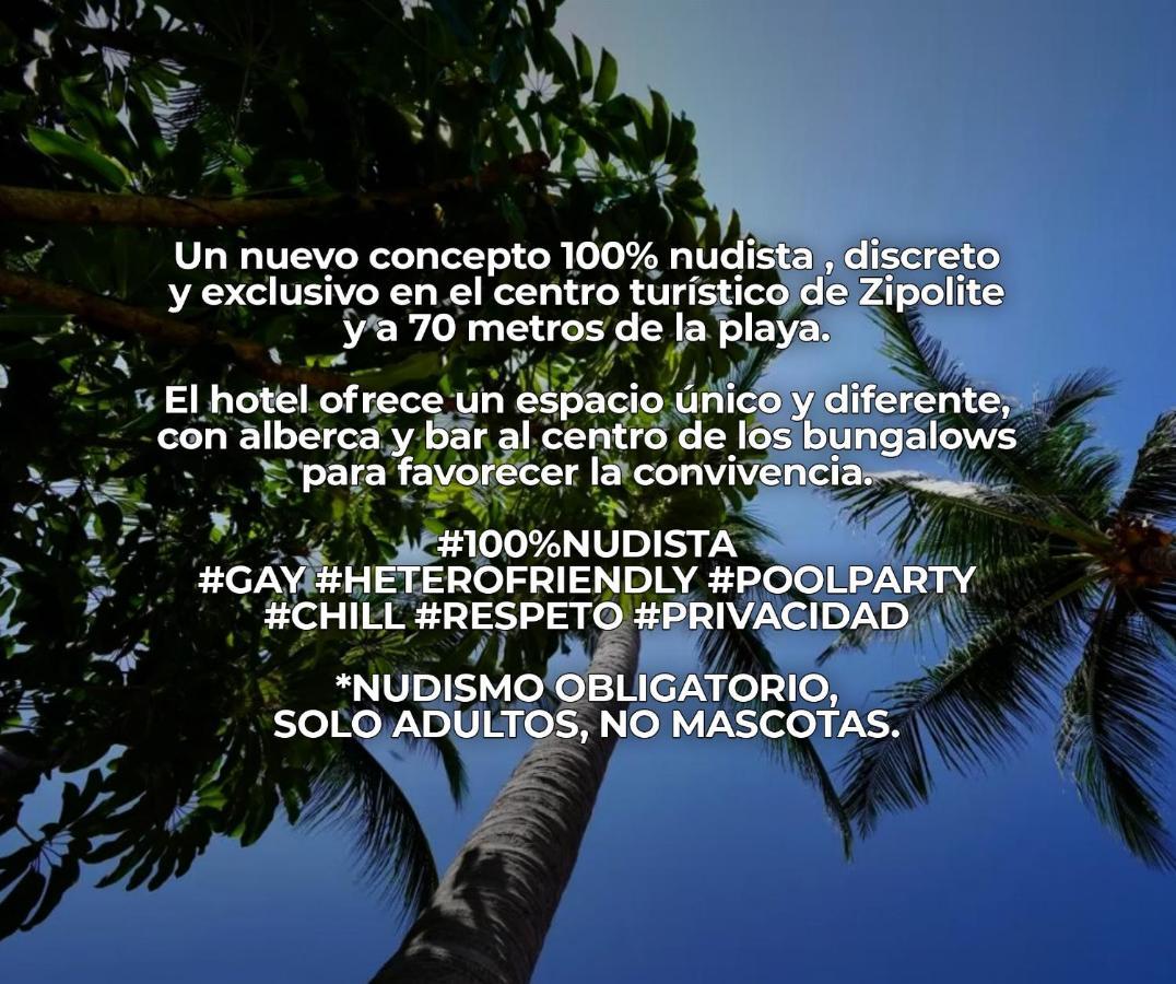 Casa Nudista - Lgbt Hotel Zipolite Kültér fotó