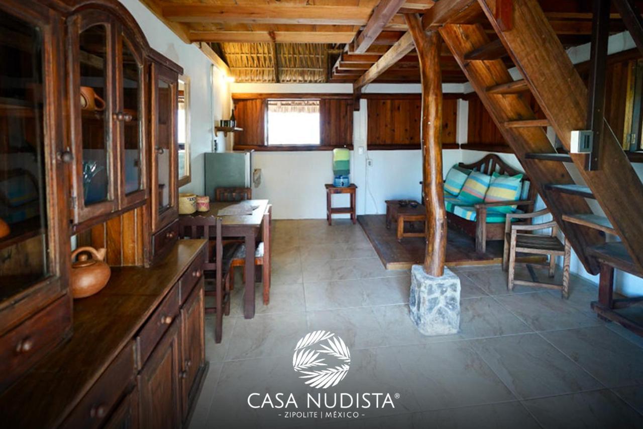 Casa Nudista - Lgbt Hotel Zipolite Kültér fotó