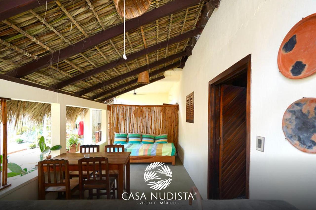 Casa Nudista - Lgbt Hotel Zipolite Kültér fotó