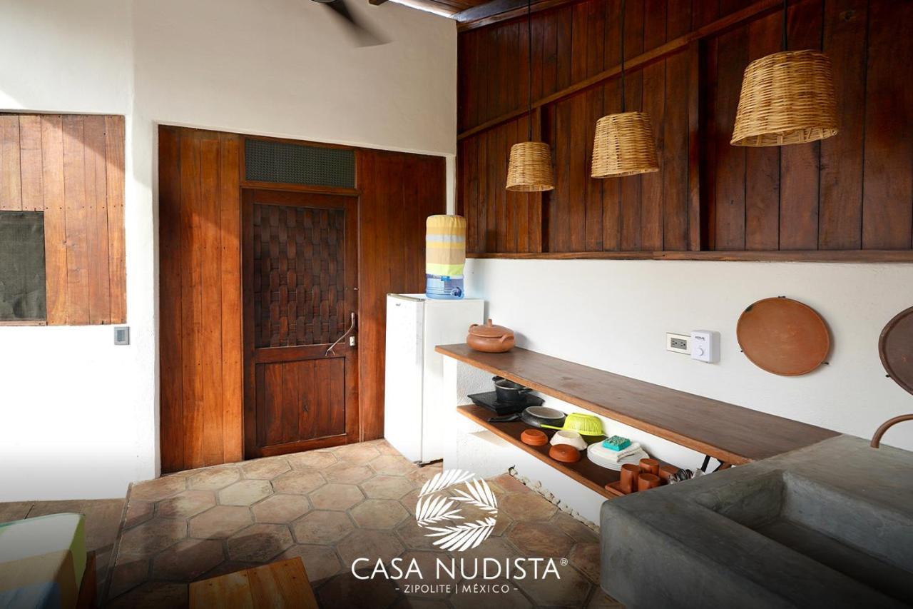 Casa Nudista - Lgbt Hotel Zipolite Kültér fotó