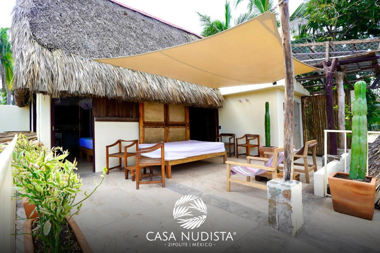 Casa Nudista - Lgbt Hotel Zipolite Kültér fotó