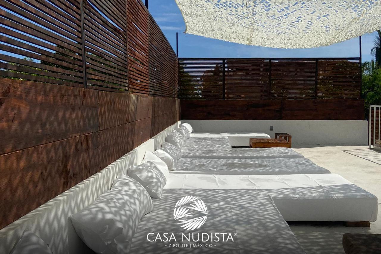 Casa Nudista - Lgbt Hotel Zipolite Kültér fotó