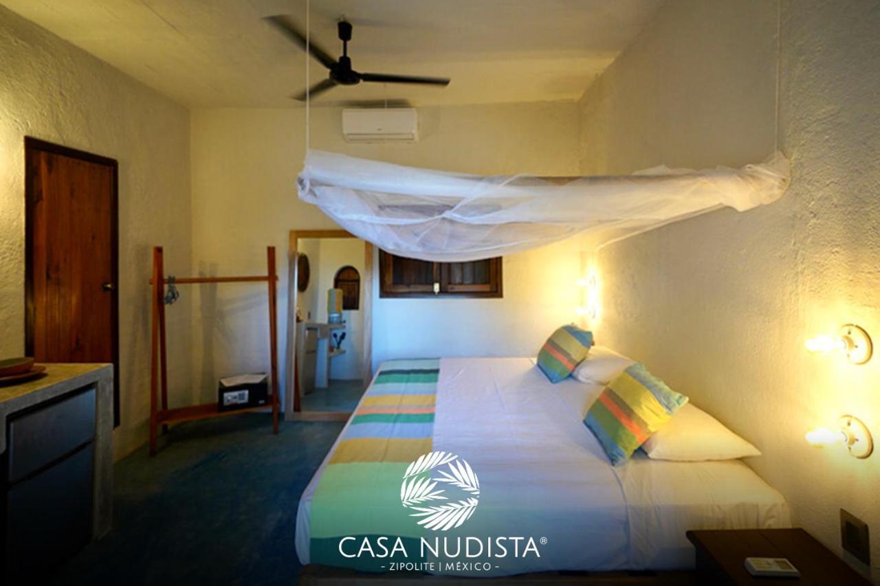 Casa Nudista - Lgbt Hotel Zipolite Kültér fotó