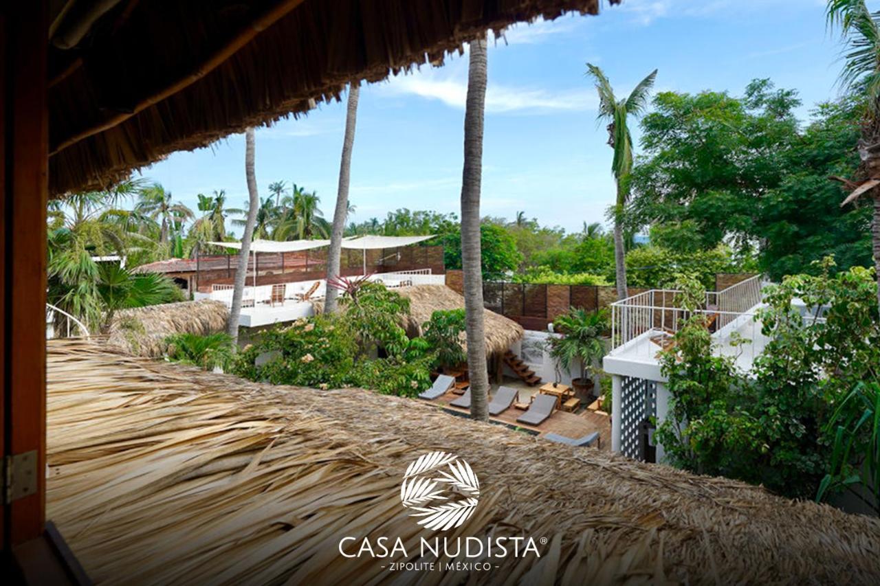 Casa Nudista - Lgbt Hotel Zipolite Kültér fotó