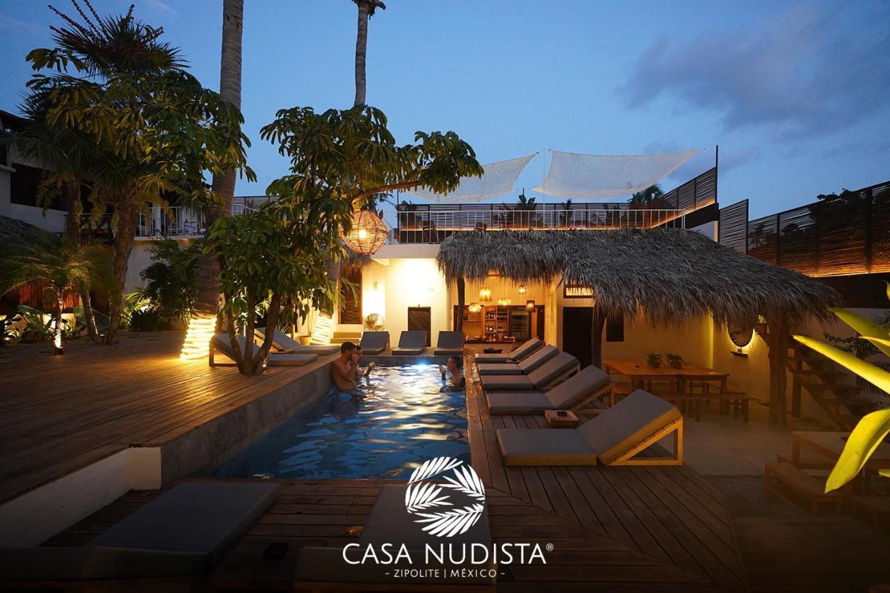 Casa Nudista - Lgbt Hotel Zipolite Kültér fotó