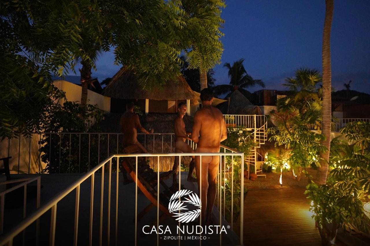 Casa Nudista - Lgbt Hotel Zipolite Kültér fotó